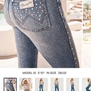 Wrangler X Lainy Wilson Flare Jeans, New, never worn, 28 X 32